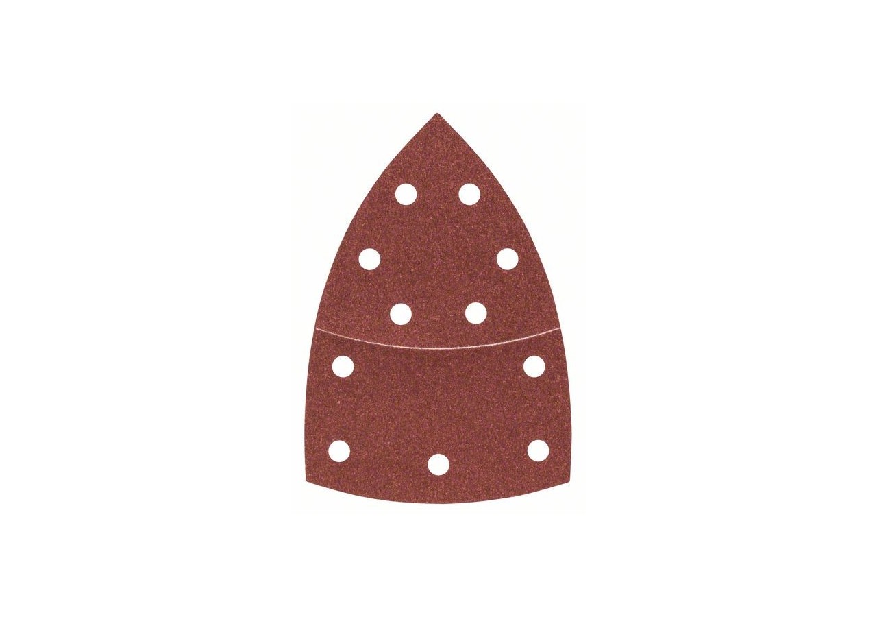 Feuilles abrasives pour ponceuse multi, set de 10 pièces G : 120 - 2609256A64 - Bosch