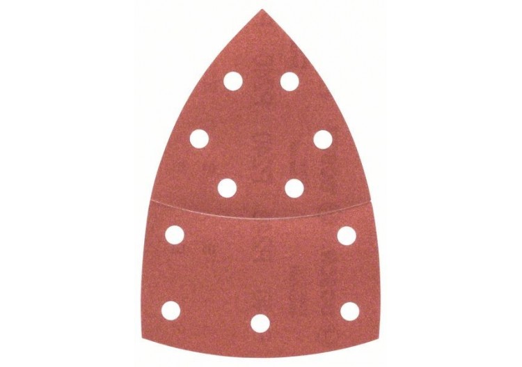 Feuilles abrasives pour ponceuse multi, set de 10 pièces G : 240 - 2609256A66 - Bosch