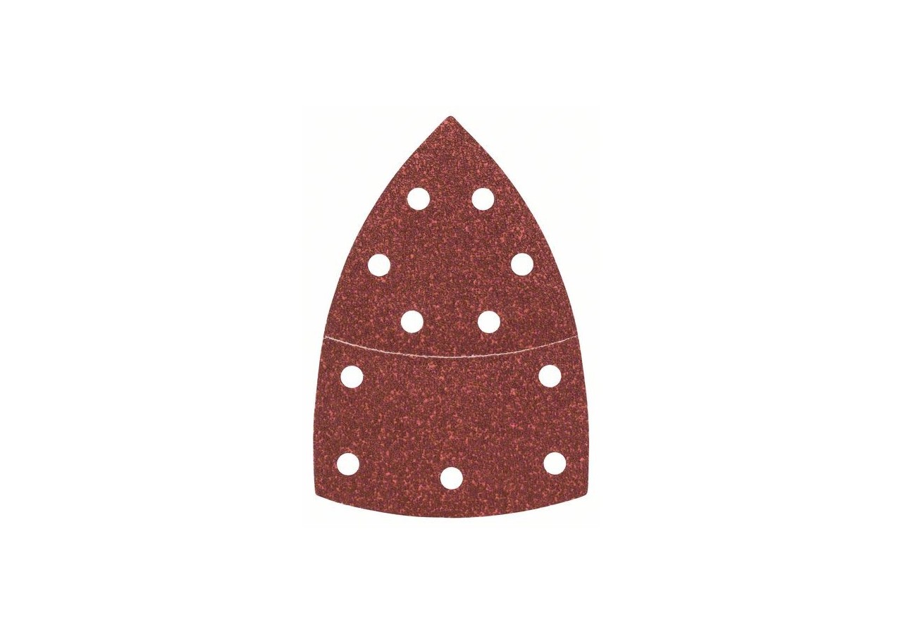 Feuilles abrasives pour ponceuse multi, set de 10 pièces G : 60 - 2609256A62 - Bosch