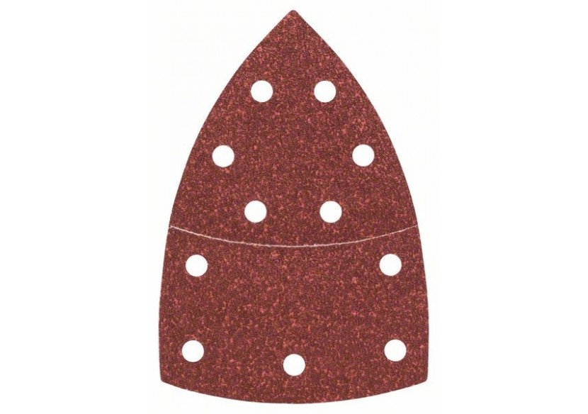 Feuilles abrasives pour ponceuse multi, set de 10 pièces G : 60 - 2609256A62 - Bosch