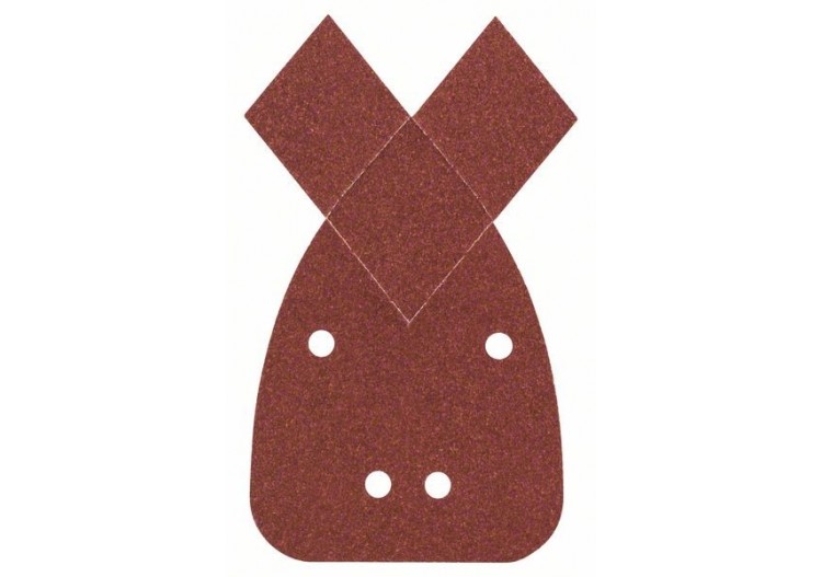 Feuilles abrasives pour ponceuse multi, set de 5 pièces G : 120 - 2609256A70 - Bosch