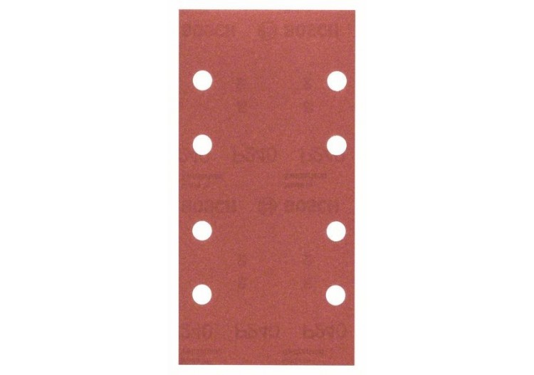 Feuilles abrasives pour ponceuse vibrante, set de 10 pièces G : 240 - 2609256A85 - Bosch