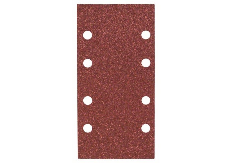 Feuilles abrasives pour ponceuse vibrante, set de 10 pièces G : 60 - 2609256A81 - Bosch
