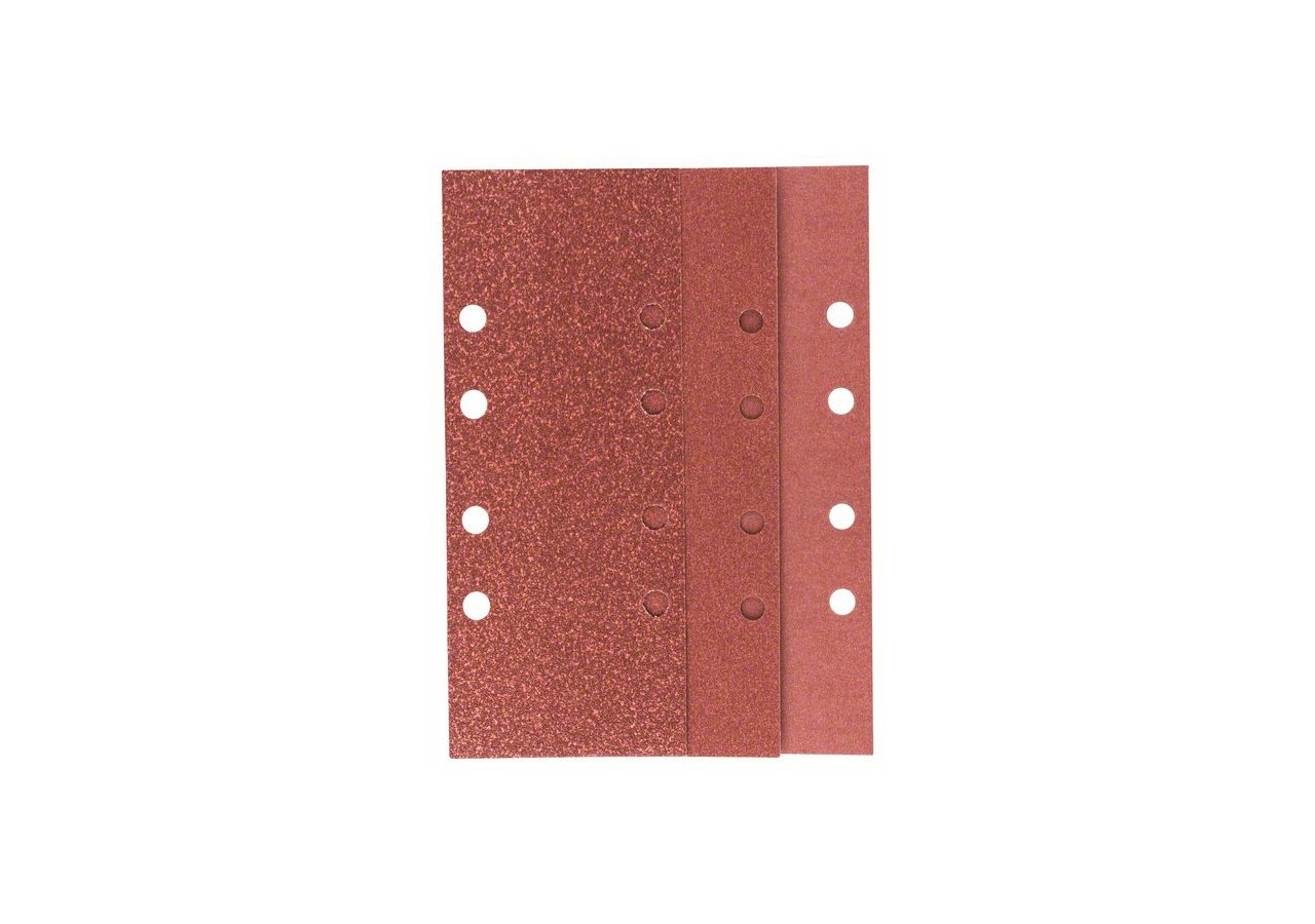Feuilles abrasives pour ponceuse vibrante, set de 10 pièces G : 60, 120, 180 - 2609256B00 - Bosch