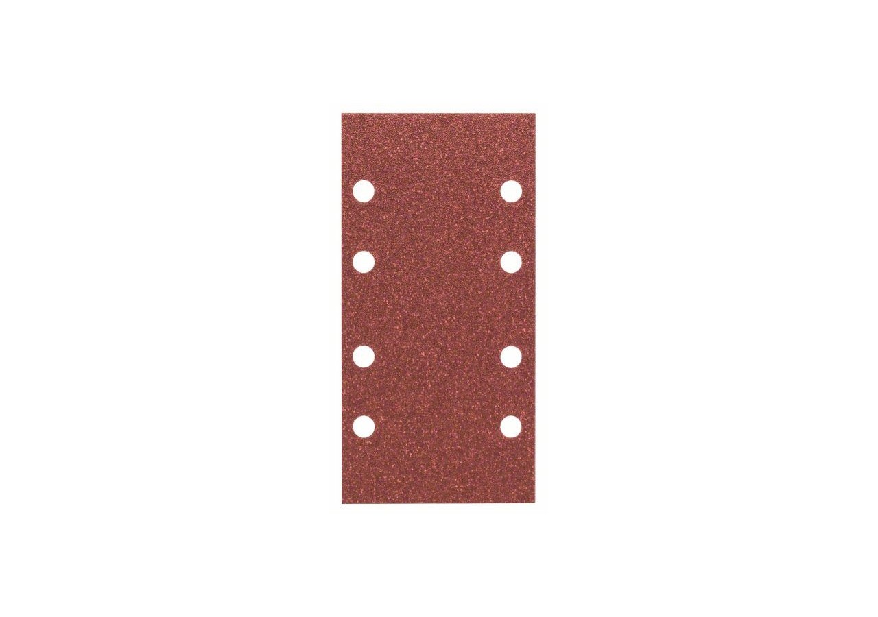 Feuilles abrasives pour ponceuse vibrante, set de 10 pièces G : 80 - 2609256A82 - Bosch