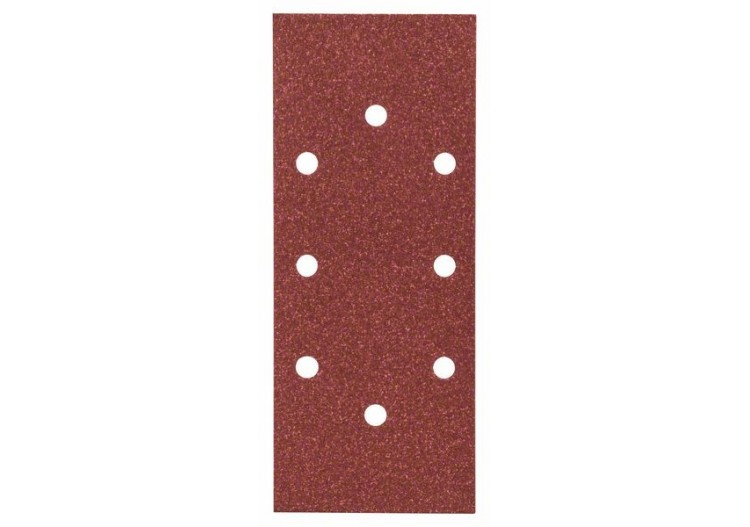 Feuilles abrasives pour ponceuse vibrante, set de 10 pièces G : 80 - 2609256B03 - Bosch