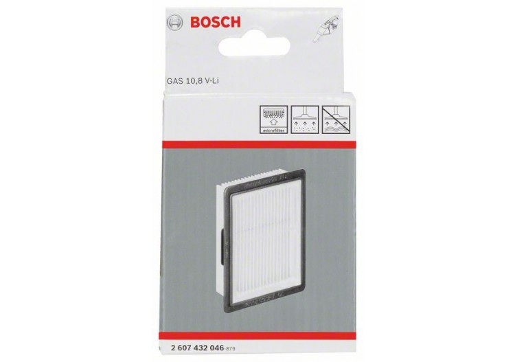 Filtre à plis pour GAS 10,8 V-LI Filtre à plis en cellulose - 2607432046 - Bosch