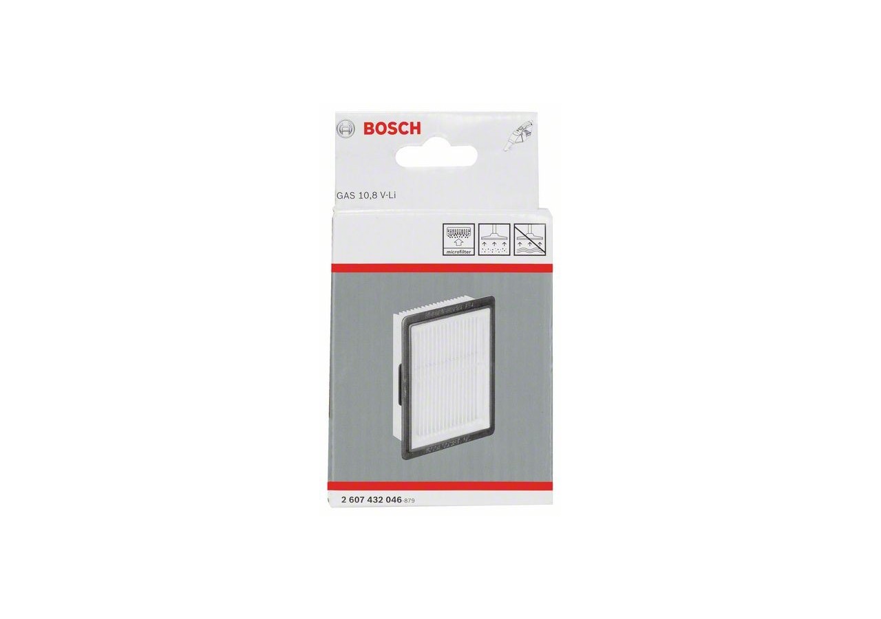 Filtre à plis pour GAS 10,8 V-LI Filtre à plis en cellulose - 2607432046 - Bosch