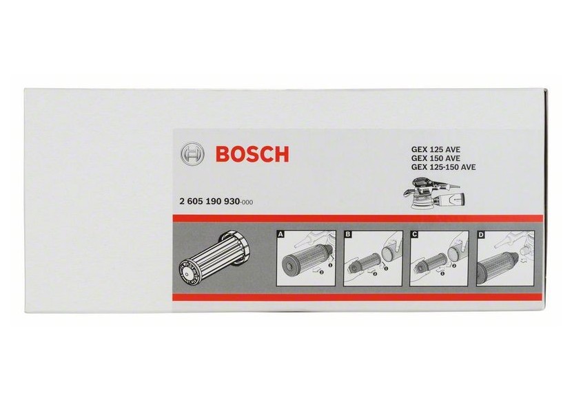 Filtre pour GEX 125-150 AVE Professional GEX 125-150 AVE Filtre - 2605190930 - Bosch Filtre pour GEX 125-150 AVE Professional GEX 125-150 AVE Filtre - 2605190930 - Bosch