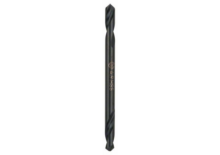 Foret à double pointe 4,9 x 17 x 62 mm Pack de 10 - 2608597593 - Bosch