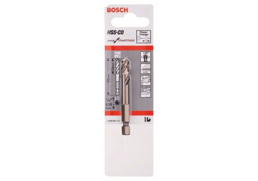 Foret de centrage SCHEETMETAL HSS C - 2608584750 - Bosch