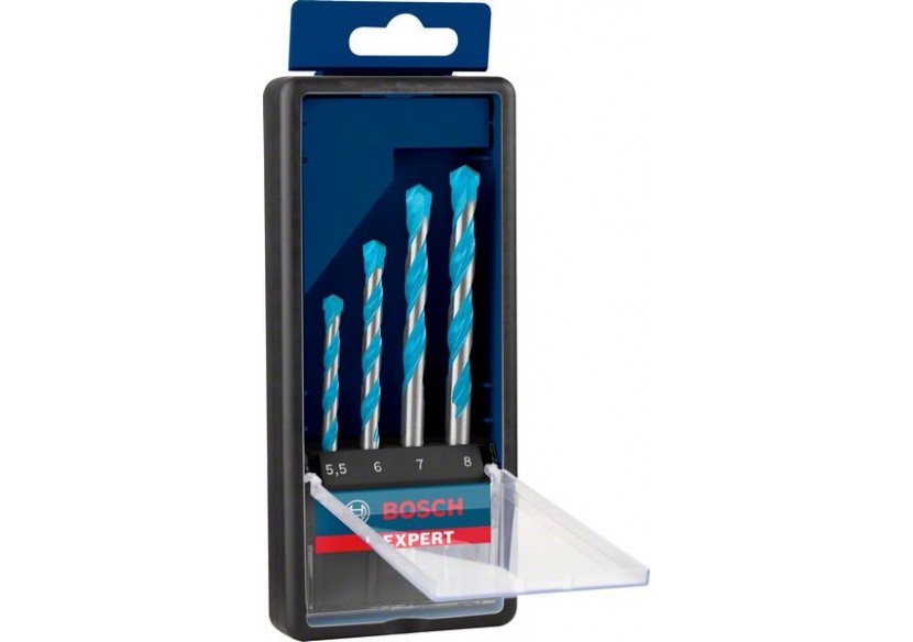 Foret Expert MultiConstruction CYL-9 5,5/6/7/8 mm 4 pces - 2608900646 - Bosch