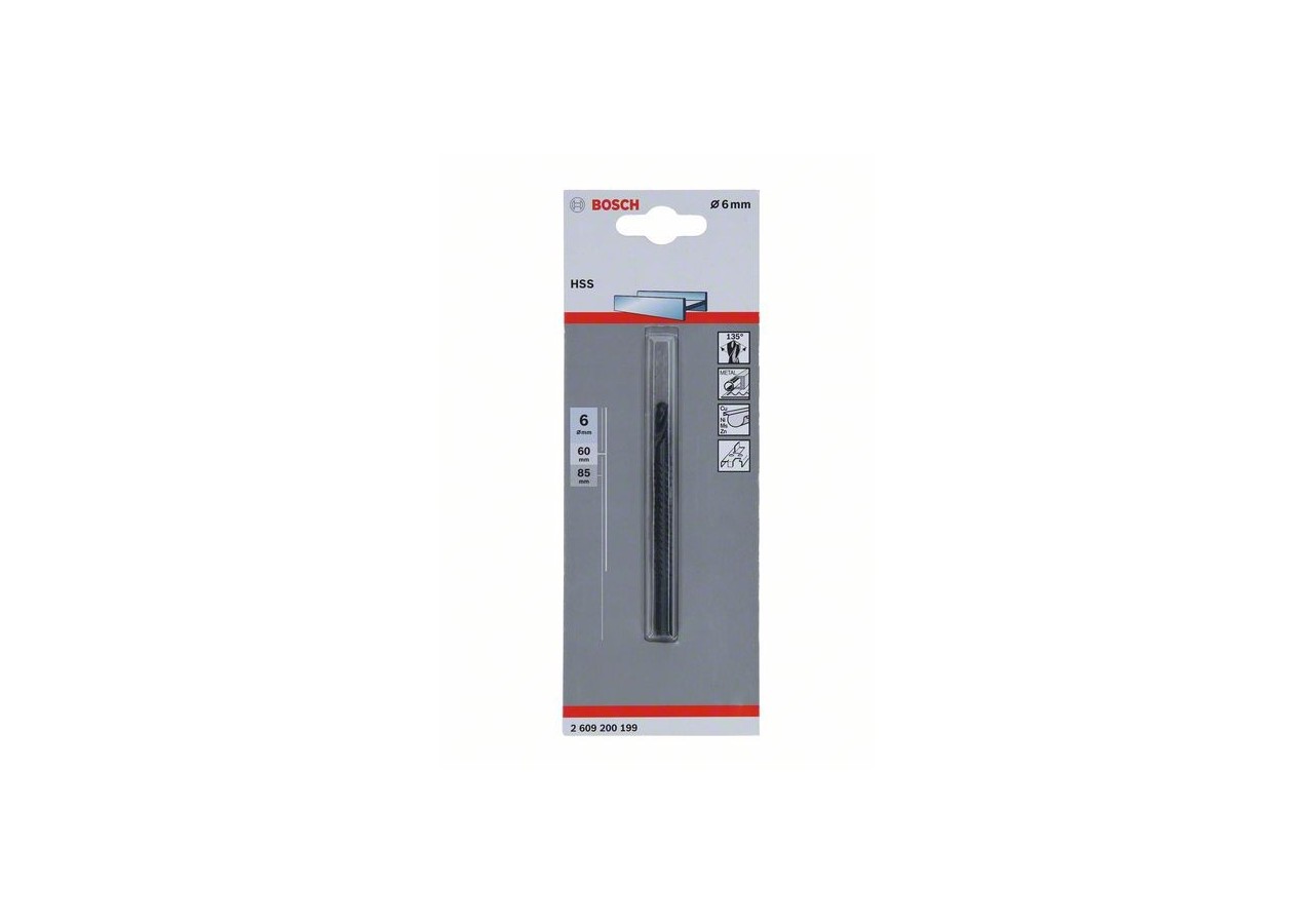 FORET FRAISE HSS 6x85MM - 2609200199 - Bosch