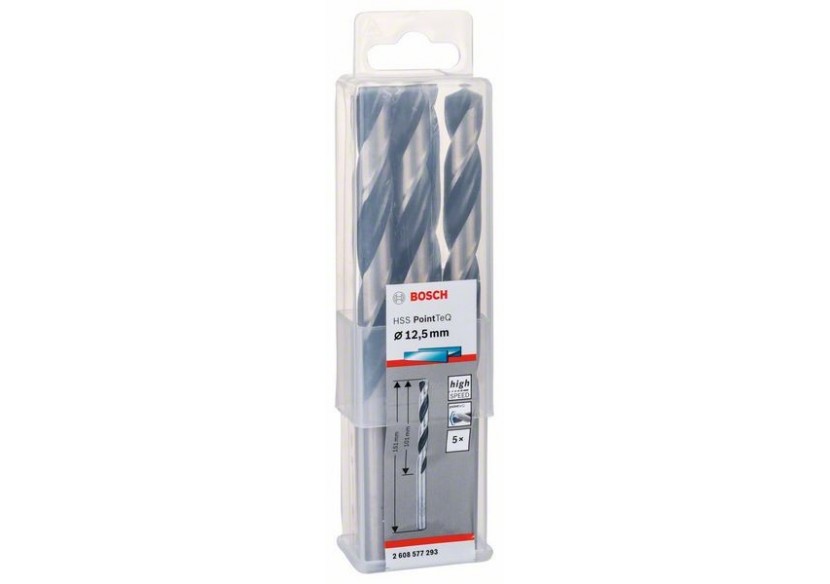 Foret hélicoïdal HSS PointTeQ 12,5 mm - 2608577293 - Bosch