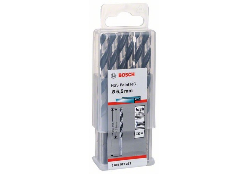 Foret hélicoïdal HSS PointTeQ 6,5 mm - 2608577233 - Bosch Foret hélicoïdal HSS PointTeQ 6,5 mm - 2608577233 - Bosch