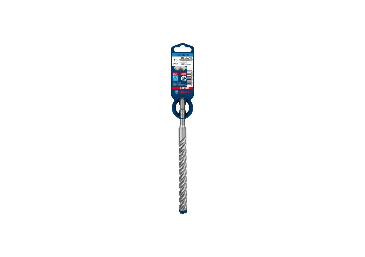 Foret pour perforateur Expert SDS plus-7X 16 x 150 x 215 mm - 2608900130 - Bosch