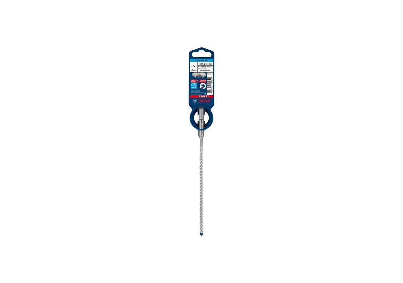 Foret pour perforateur Expert SDS plus-7X 5 x 150 x 215 mm - 2608900061 - Bosch