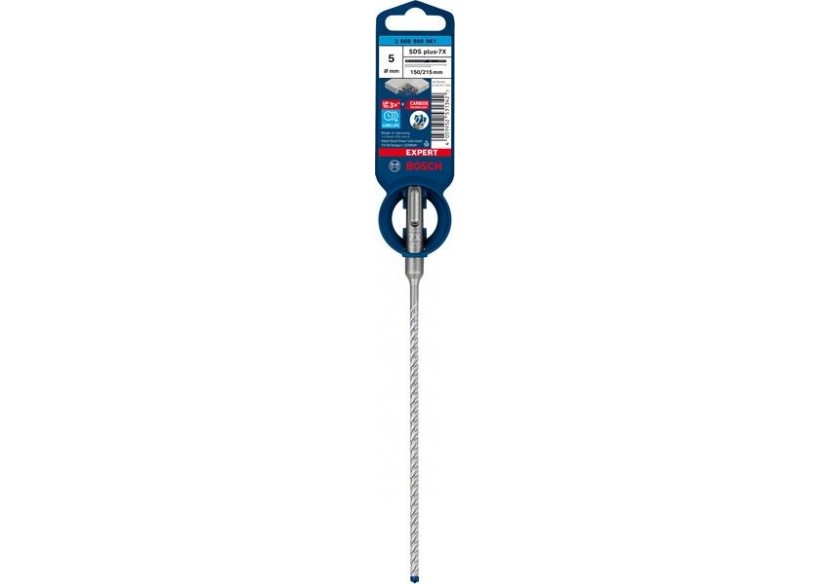 Foret pour perforateur Expert SDS plus-7X 5 x 150 x 215 mm - 2608900061 - Bosch Foret pour perforateur Expert SDS plus-7X 5 x 150 x 215 mm - 2608900061 - Bosch
