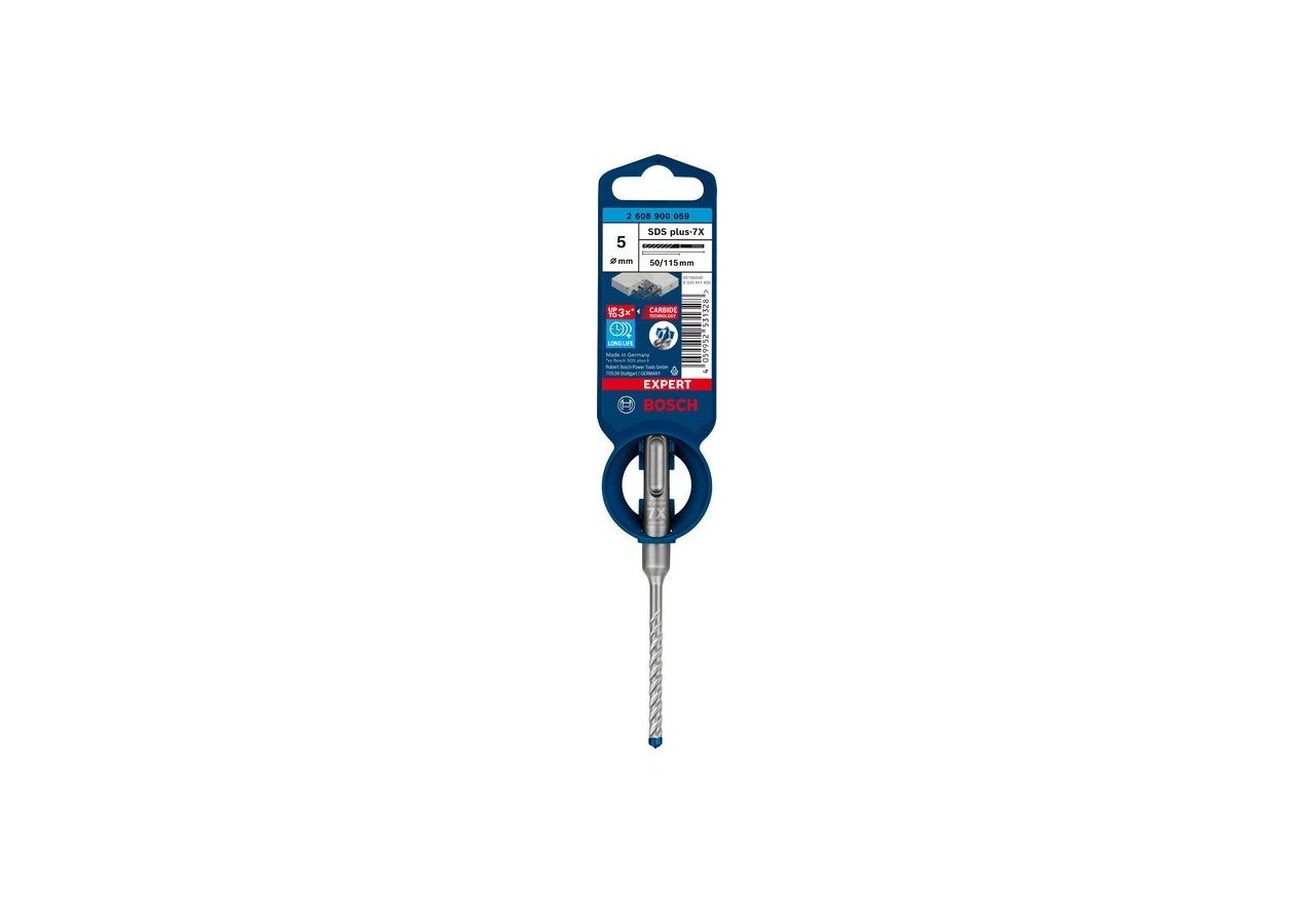 Foret pour perforateur Expert SDS plus-7X 5 x 50 x 115 mm - 2608900059 - Bosch