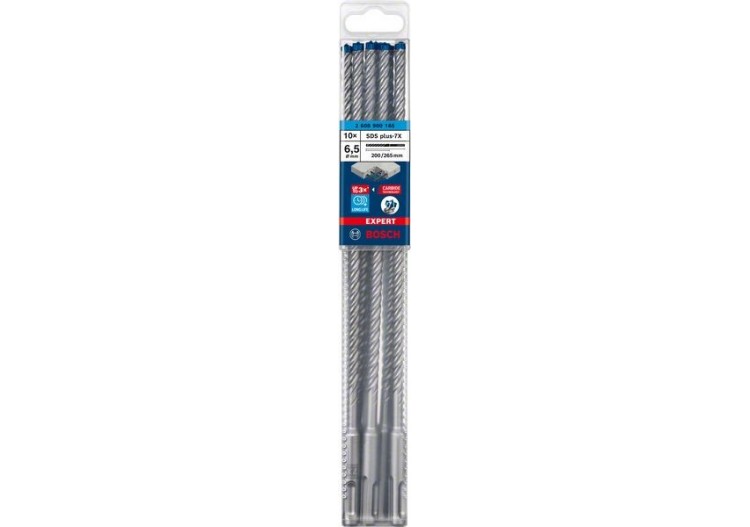 Foret pour perforateur Expert SDS plus-7X 6,5 x 200 x 265 mm - 2608900165 - Bosch