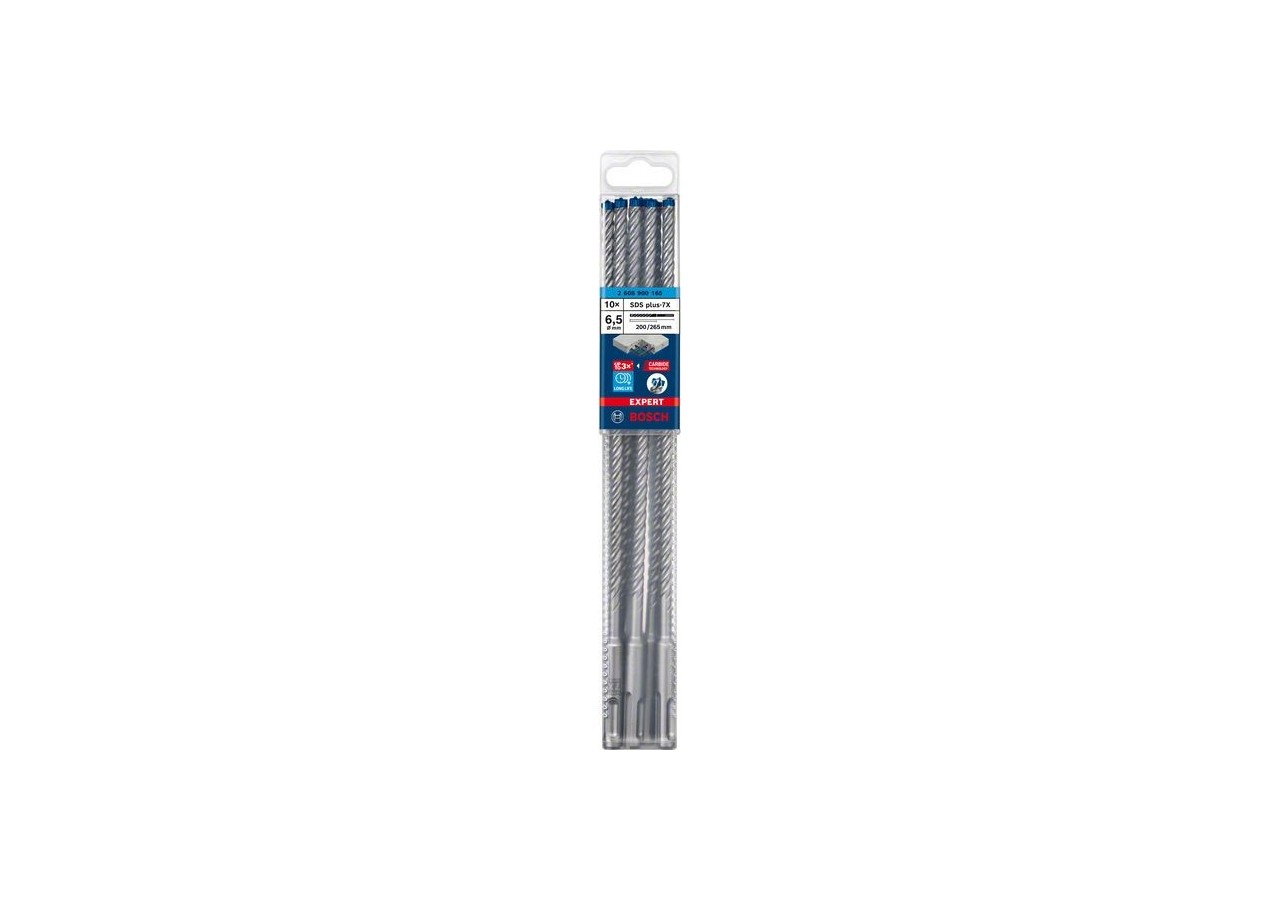 Foret pour perforateur Expert SDS plus-7X 6,5 x 200 x 265 mm - 2608900165 - Bosch