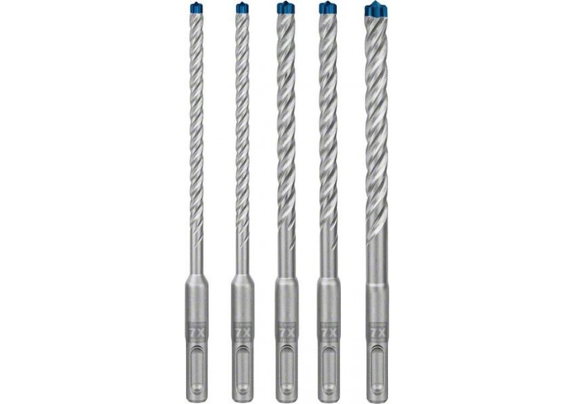 Foret pour perforateur Expert SDS plus-7X 6/6/8/8/10 mm 5 pces - 2608900198 - Bosch