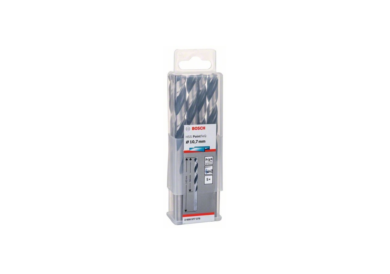 Forets à métaux HSS PointTeQ, DIN 338 - 2608577275 - Bosch