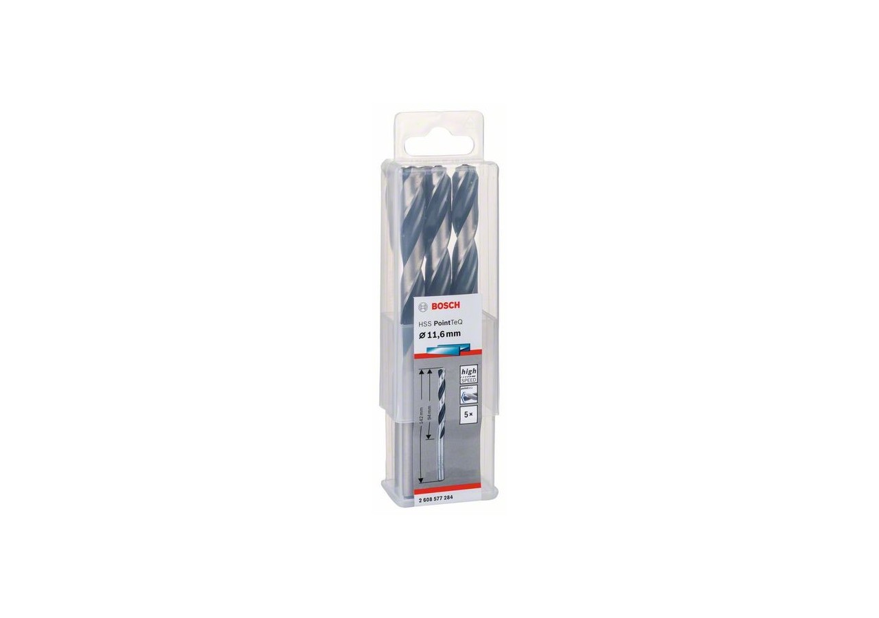 Forets à métaux HSS PointTeQ, DIN 338 - 2608577284 - Bosch