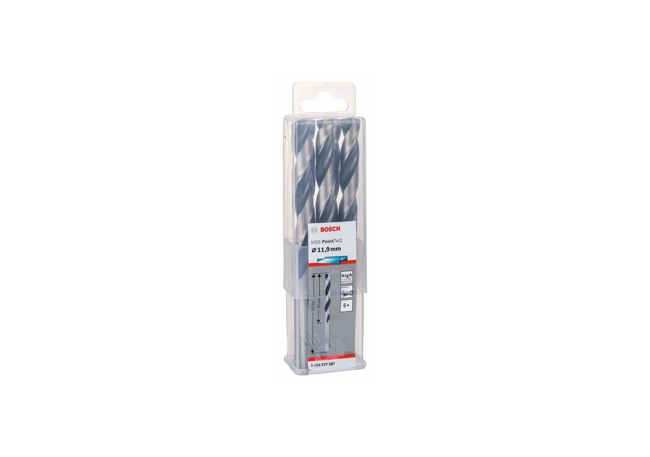 Forets à métaux HSS PointTeQ, DIN 338 - 2608577287 - Bosch
