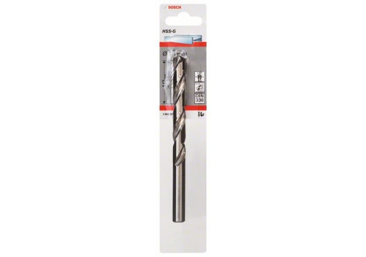 Forets à métaux rectifiés HSS-G, DIN 338 11 x 94 x 142 mm Pack de 1 - 2608585938 - Bosch