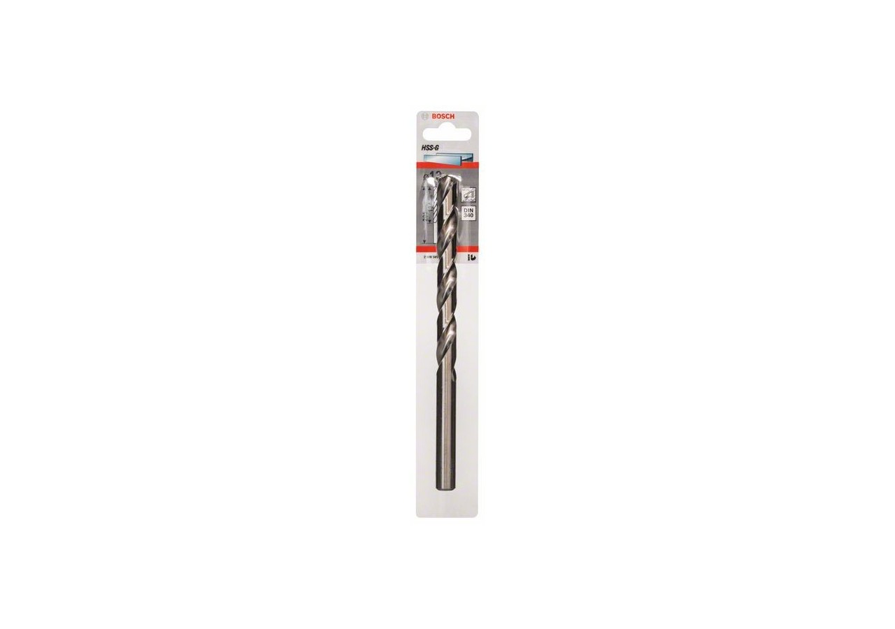 Forets à métaux rectifiés HSS-G, DIN 340, série longue 13 x 134 x 205 mm Pack de 1 - 2608595693 - Bosch