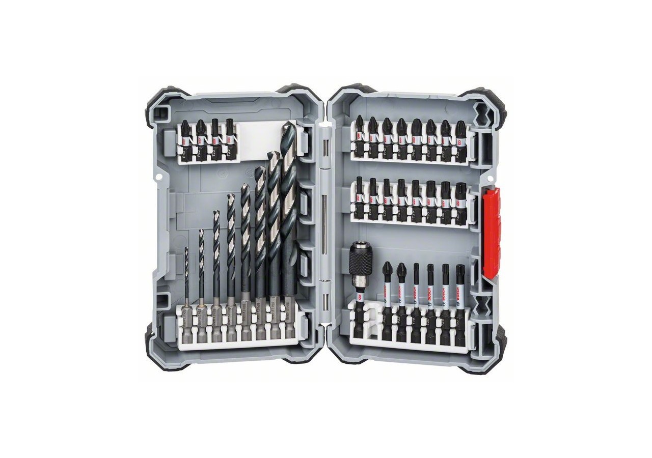 Forets HSS et embouts de vissage Impact Control, set de 35 pièces  Set de 35 - 2608577148 - Bosch