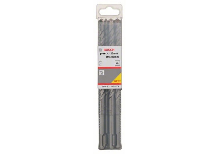 Forets SDS-plus-3 pour perforateur 12 x 150 x 210 mm Pack de 10 - 2608831123 - Bosch