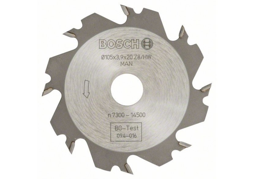 Fraise circulaire pour rainureuse GUF4-22A et défonceuse PSF22A 105x20x4,0mm 8D - 3608641008 - Bosch Fraise circulaire pour rainureuse GUF4-22A et défonceuse PSF22A 105x20x4,0mm 8D - 3608641008 - Bosch