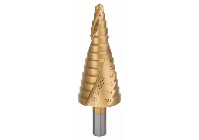 Mèche 13 ét. HSS-TiN6-30MM - 2608587430 - Bosch Mèche 13 ét. HSS-TiN6-30MM - 2608587430 - Bosch