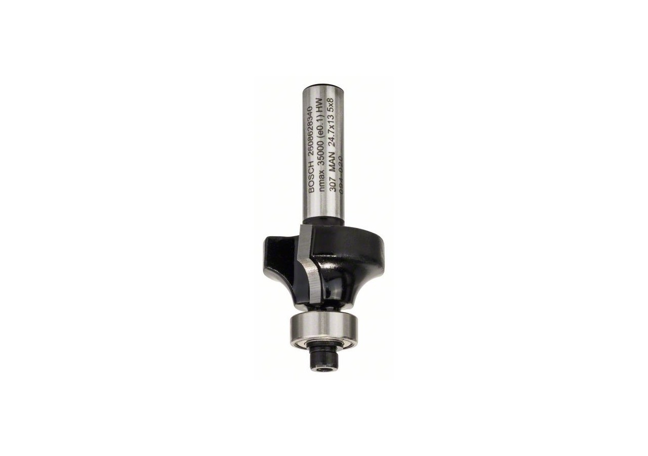 Fraises à arrondir avec roulement à billes, à deux tranchants, carbure - 2608628340 - Bosch