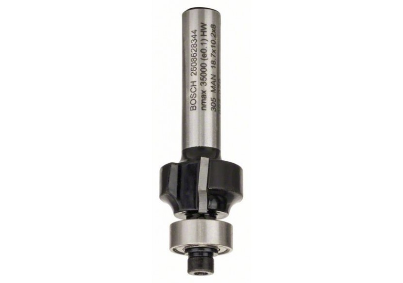 Fraises à arrondir avec roulement à billes, à deux tranchants, carbure - 2608628344 - Bosch Fraises à arrondir avec roulement à billes, à deux tranchants, carbure - 2608628344 - Bosch