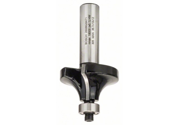 Fraises à arrondir avec roulement à billes, à deux tranchants, carbure - 2608628471 - Bosch