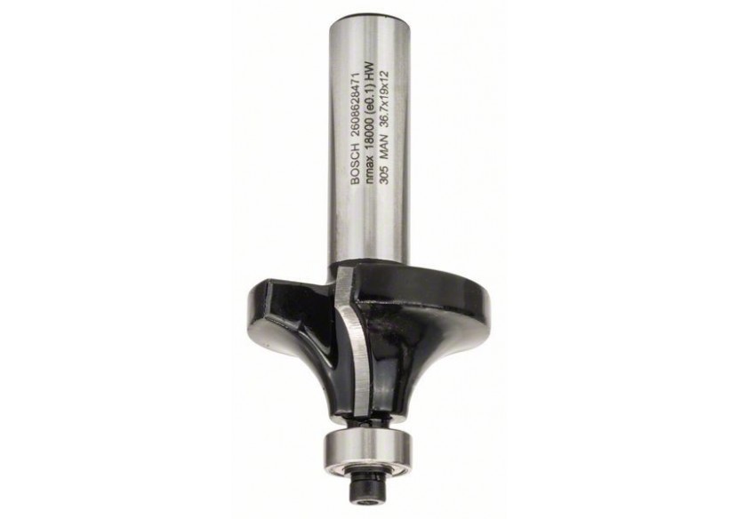 Fraises à arrondir avec roulement à billes, à deux tranchants, carbure - 2608628471 - Bosch Fraises à arrondir avec roulement à billes, à deux tranchants, carbure - 2608628471 - Bosch