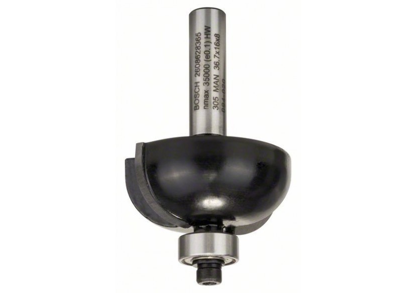 Fraises à canneler avec roulement à billes, à deux tranchants, carbure - 2608628365 - Bosch Fraises à canneler avec roulement à billes, à deux tranchants, carbure - 2608628365 - Bosch