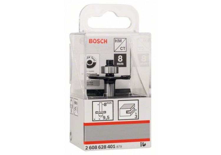 Fraises circulaires à rainurer avec roulement à billes, à deux tranchants, carbure - 2608628401 - Bosch