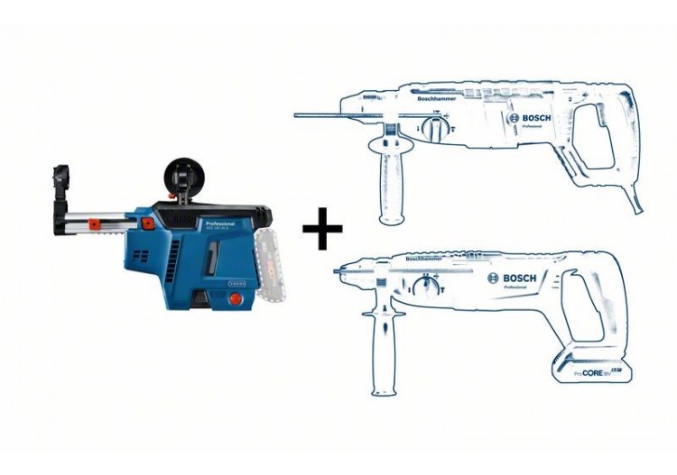 GDE 18V-26 D (4 dust eyes extension C) - 1600A01TX0 - Bosch 2