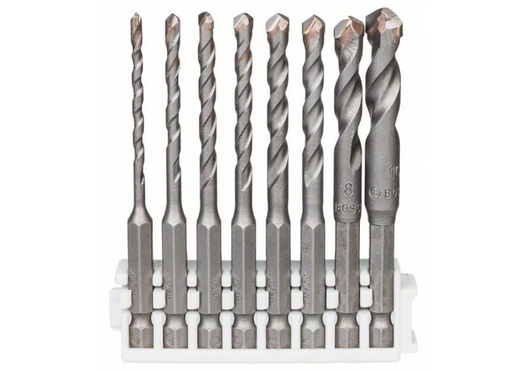 Hex-9 Ceramic, 3 mm, 4 mm, 5 mm, 5 mm, 6 mm, 6 mm, 8 mm, 10 mm  Pack de 8 (index) - 2608577142 - Bosch