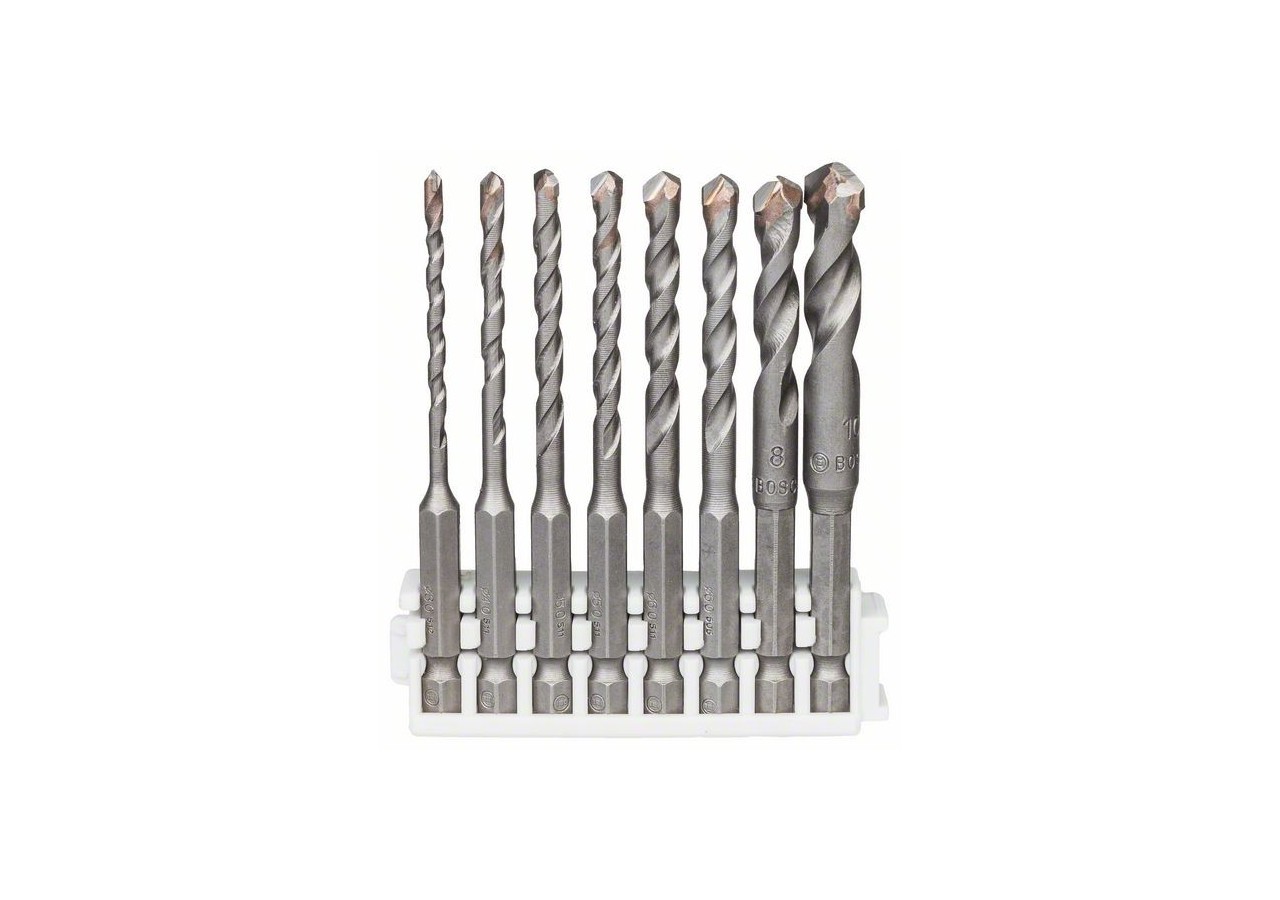 Hex-9 Ceramic, 3 mm, 4 mm, 5 mm, 5 mm, 6 mm, 6 mm, 8 mm, 10 mm  Pack de 8 (index) - 2608577142 - Bosch