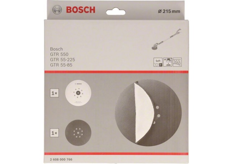 Kit Plateau de support souple pour ponceuse GTR 550 - 2608000766 - Bosch