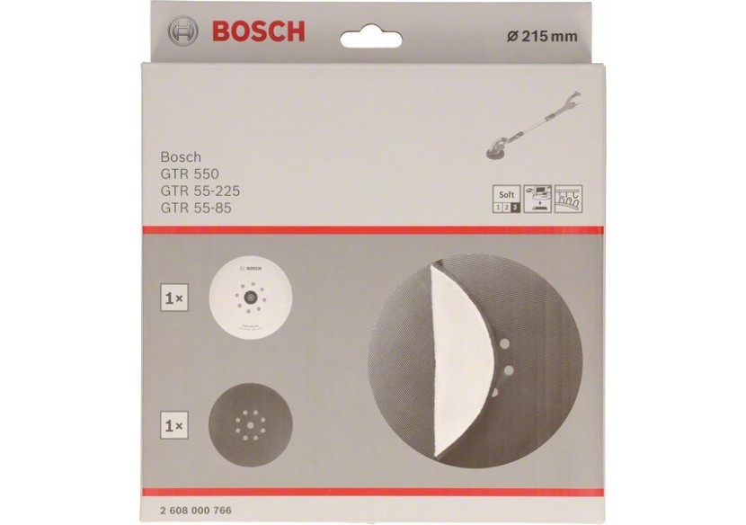 Kit Plateau de support souple pour ponceuse GTR 550 - 2608000766 - Bosch