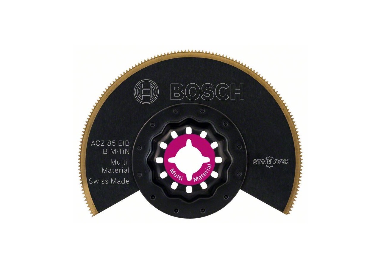 Lame Bimétal-TiN pour scie segment Starlock ACZ 85 EIB Divers matériaux - 2608664478 - Bosch