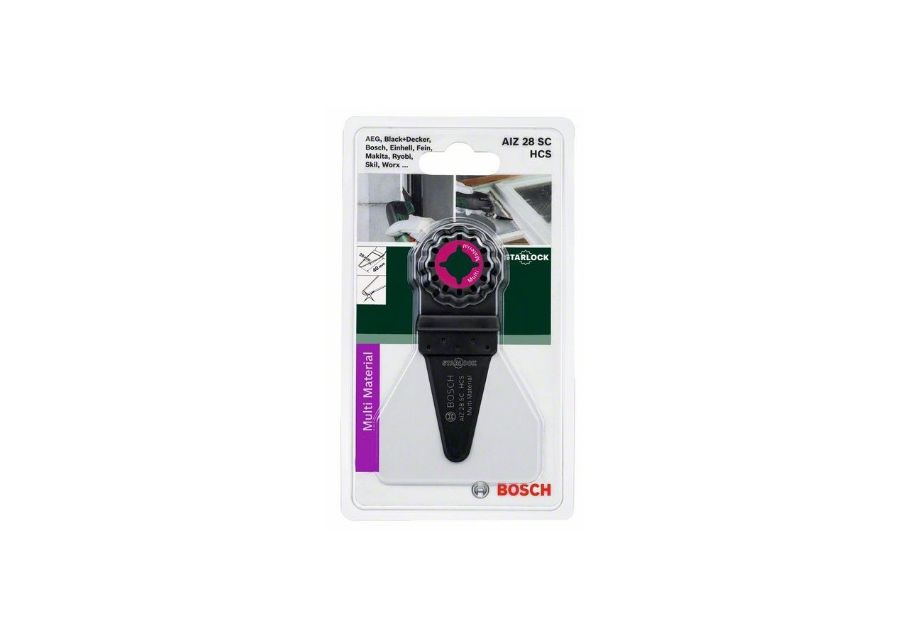 Lame coupe-joint universelle HCS Starlock AIZ 28 SC 28 x 40 mm - 2609256C67 - Bosch