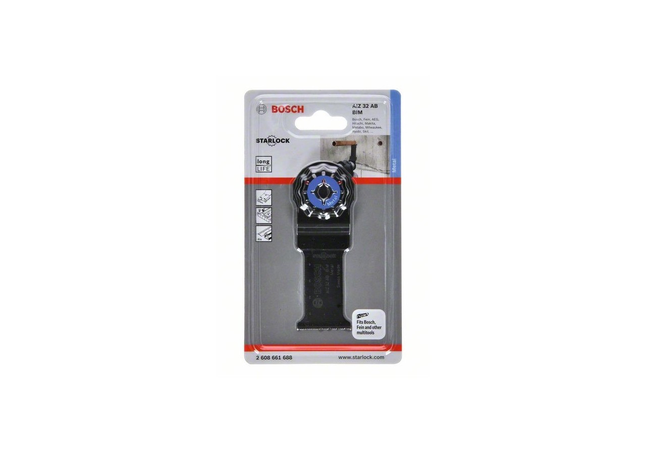 Lame de scie Bimétal pour coupe plongeante AIZ 32 AB Métal Starlock - 2608661688 - Bosch