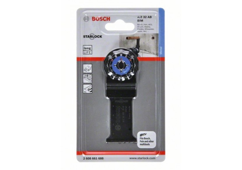 Lame de scie Bimétal pour coupe plongeante AIZ 32 AB Métal Starlock - 2608661688 - Bosch